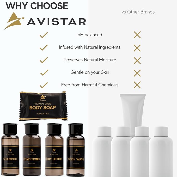 200 Piece Hotel Soap & Bulk Toiletries - Hotel Essentials for Guests - Hotel Shampoo & Conditioner Supplies for Guests, Hotel Toiletries Bulk Set, Hotel Soaps & Toiletries Bulk, Hotel Amenities Bulk