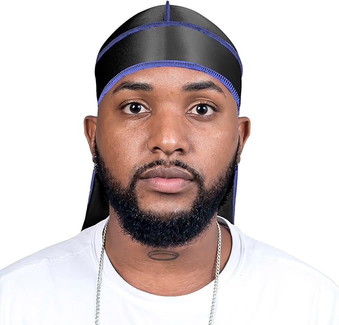 ForceWave Silky Durag for Men Wave Cap Satin Dorag for Men Women 360 Wave
