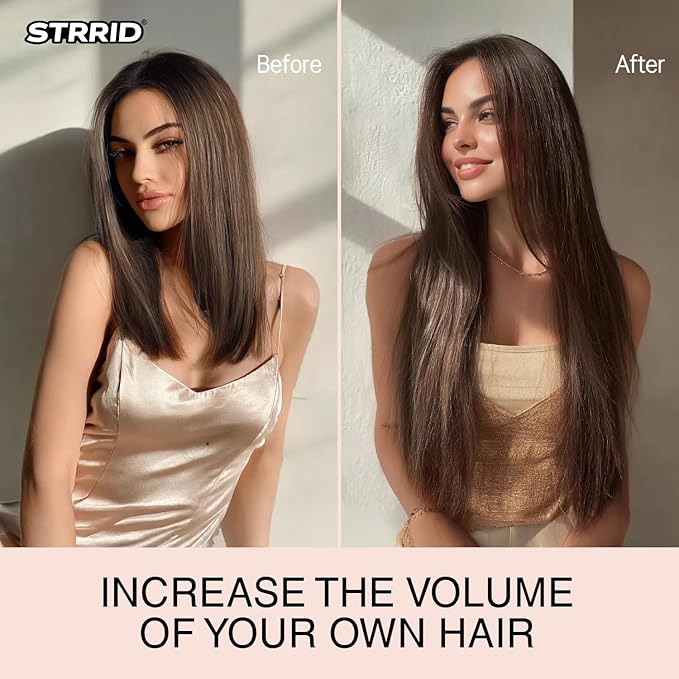 Dark Brown Clip in Hair Extensions 26 Inch Invisible Long Synthetic Extension 5PCS Straight Fake Heat Resistant Clips on Hairpieces for Women Girls Weddings Party Daily Use Full Head 8.1 Oz