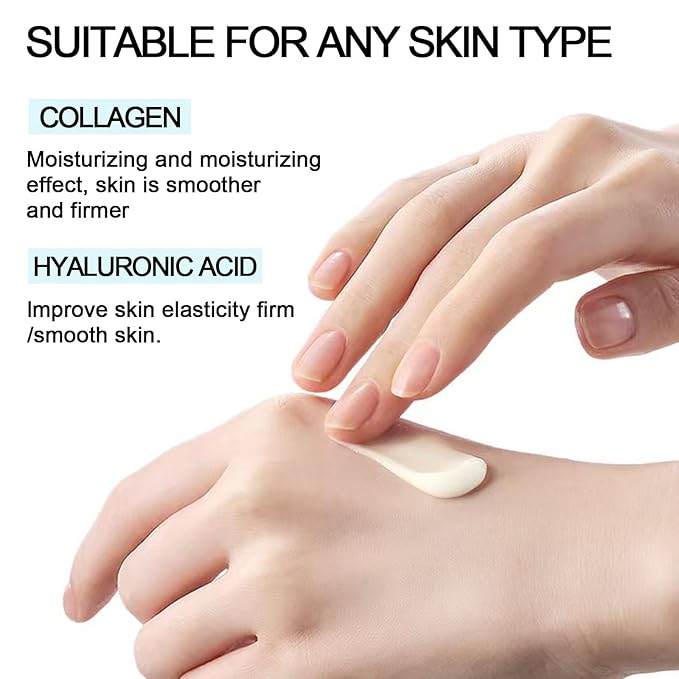 Smoothing Face Moisturizer Cream with Niacinamide, Hyaluronic Acid & Shea Butter, Daily Hydrating Cream for Dry & Sensitive Skin, 2.8 oz