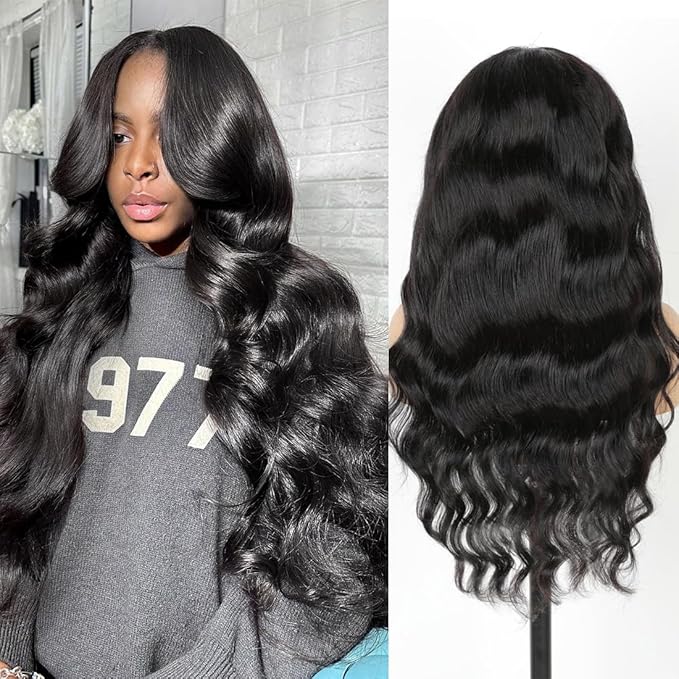 22 Inch Full Lace Front Wigs Human Hair Body Wave HD Lace Frontal Wig 180% Density Glueless Human Hair Wigs for Black Women 13x4 Lace Front Wigs Human Hair Pre Plucked Body Wave Wig Human Hair