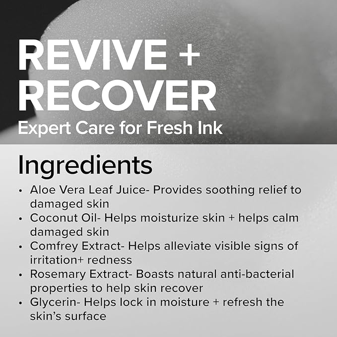 Tattoo Aftercare Kit – Tattoo Balm & Tattoo Foam Soap Cleanser – Tattoo Care for New Tattoos, Tattoo Moisturizer for Old Ink, Vegan, Fragrance-Free, Clean Ingredients