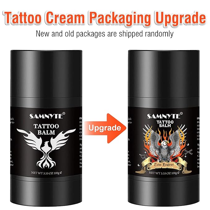 Samnyte Tattoo Balm, 3.53Oz, Tattoo Cream Stick for Moisturizing, tattoo aftercare butter Lotion-3.53Oz