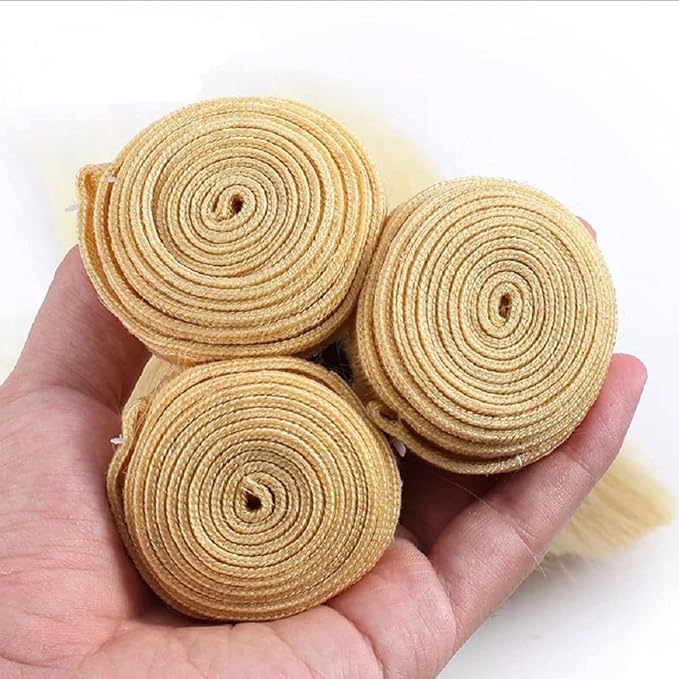 Blonde Human Hair Bundles 613 Body Wave Bundle Brazilian Unprocessed Virgin Hair 1 Bundle/50g 14 Inch White Blonde Bundles Human Hair Extensions