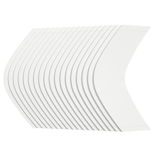 Sunshine Tape Sunshine to Base Hairpiece Wig Tape (36 Pieces) - A Curve - Double Sided Adhesive Tape for Toupee Lace Front Wig Strong Hold Waterproof Strips