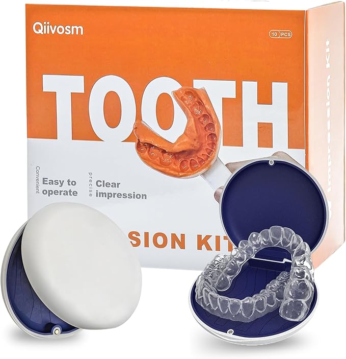 Dental Night Guard 2PCS, Custom Mouth Guard for Bruxism/Grinding/TMJ at Night, Bite Guard for Teeth Clenching Nighttime
