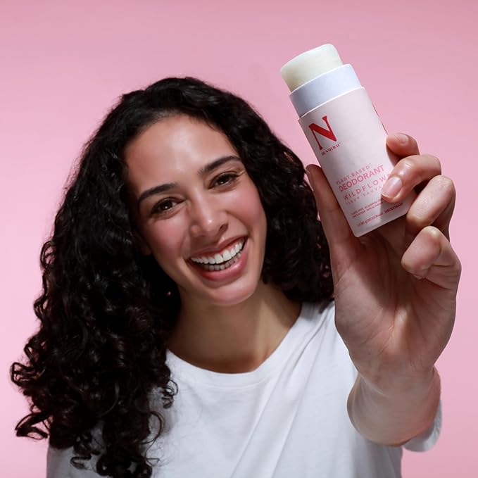 Dr. Natural Deodorant Stick - Baking Soda and Aluminum - Natural for Sensitive Skin - Lasting Freshness - Wildflower - 3 oz