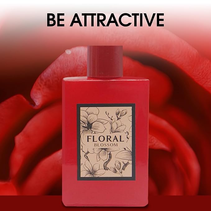 4PCS Perfume Set for Women - Floral Fragrance Gift Set with Vanilla,Sweet Fruity, Eau De Parfume| 3.4 Fl Oz Each Women's Cologne(Valentine Milano,Valuable,Sweet Cherry,Floral Bloom)