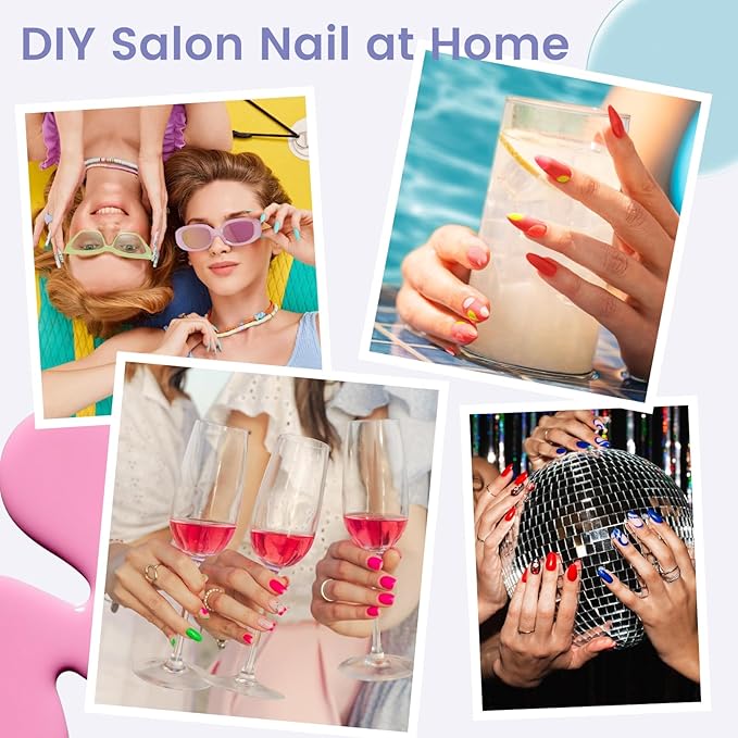 Short Oval Round Nail Tips, 240PCS Soft Gel Pre-shaped Half Matte Short Round Gel Nail Tips, 12 Sizes Full Cover Acrylic Press on Fake Nails for Nail Extension Art DIY Nail Salon