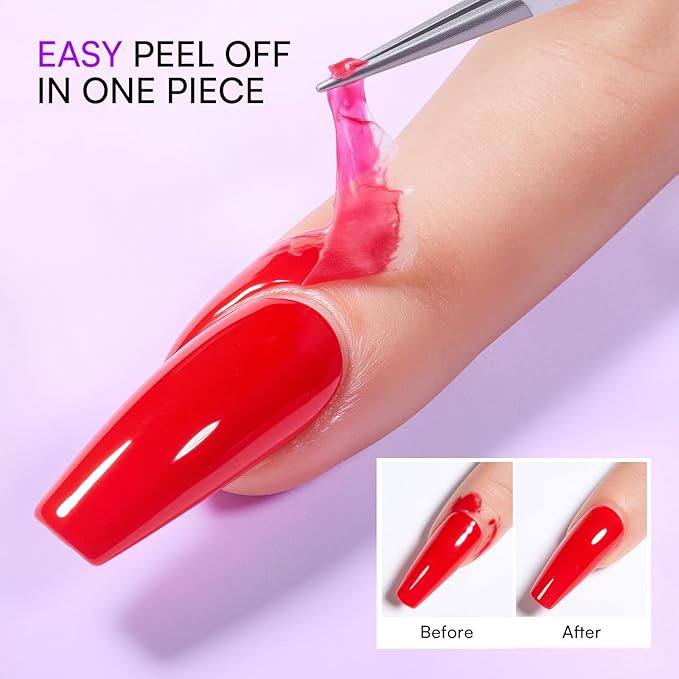 Makartt Liquid Latex for Nails: Nail Polish Barrier Peel Off for Clean Edges, Quick Dry Peel Off Cuticle Guard, Latex Tape for Nails Gel Polish, Stamping, Chrome Powder for Nail Art Home Salon Use