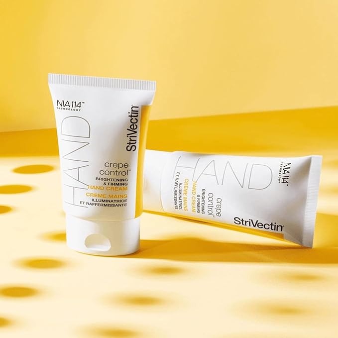 StriVectin Crepe Control Brightening and Firming Hand Cream for Dry Skin and Less Wrinkles, 2 oz