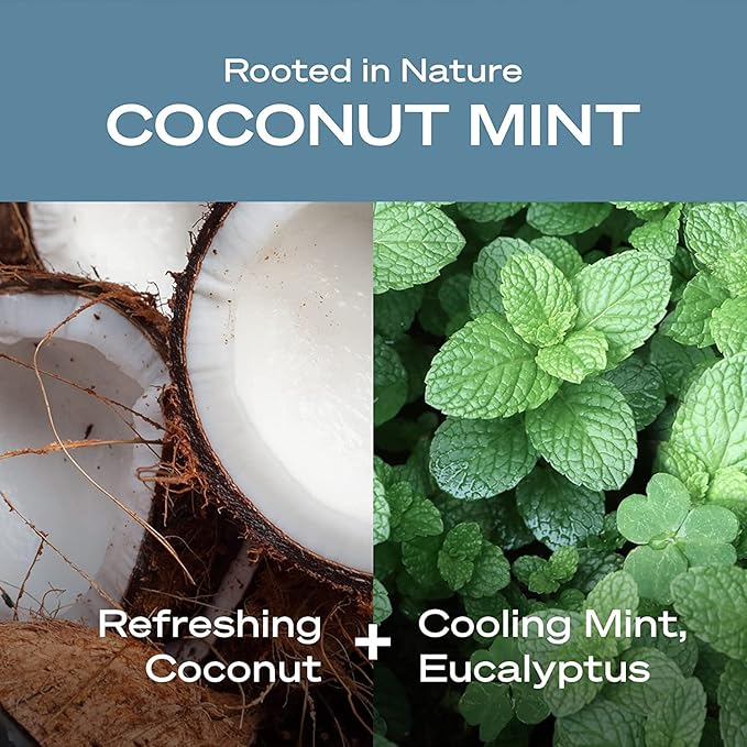 Hey Humans Deodorant, Aluminum Free Deodorant for Women and Men, Contains Naturally Derived Ingredients, All Day Odor Control, Refreshing Essential Oils, Earth Friendly Package, Coconut Mint