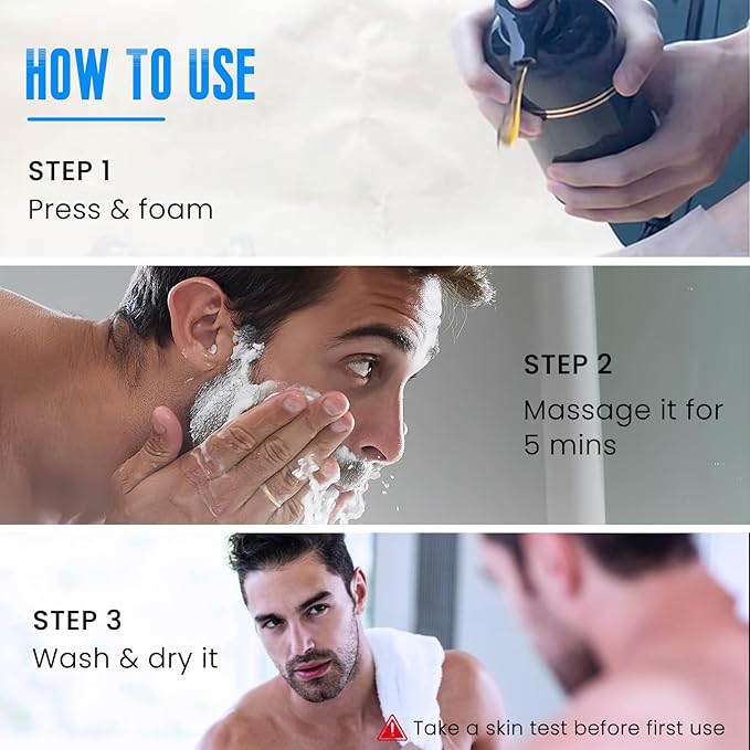 Mens Beard Dye for Men, 5 Minutes Black Beard Dye Shampoo 3 in 1, Mustache & Beard Color for Mens Gray Hair Coverage, Long Lasting & Easy Use, Root Touch Up Simpler Hair Color For Men, 200ML