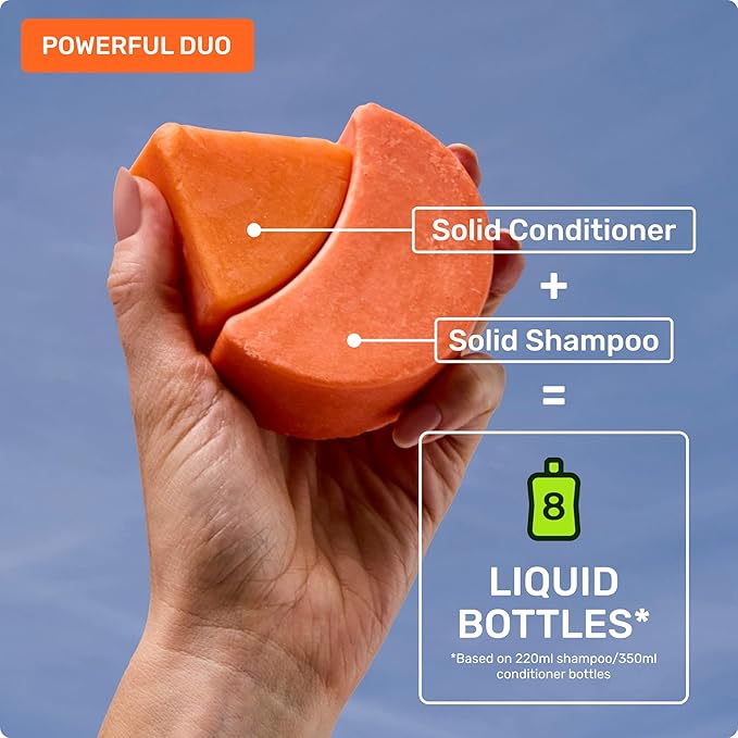 Ethique Volumizing Shampoo Bar with Biotin for thin, fine hair - Plastic-Free, Vegan, Cruelty-Free, 3.88 oz - Formerly Sweet & Spicy - Formerly Sweet & Spicy