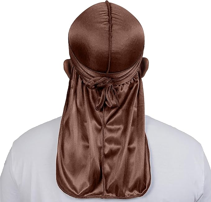 ForceWave Silky Durag for Men Wave Cap Satin Dorag for Men Women 360 Wave