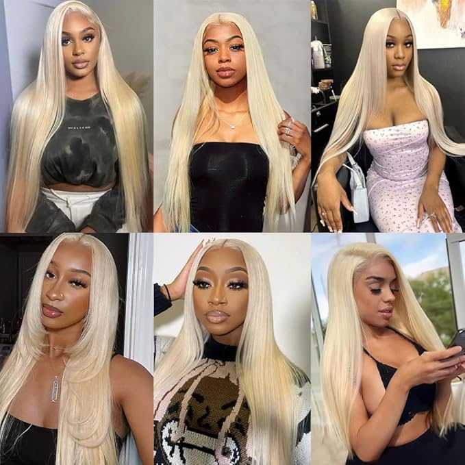 613 Human Hair Bundles Blonde Bundles Straight Human Hair Unprocessed Virgin Hair 1 Bundle 50g 22 Inch 613 Straight Hair Weave