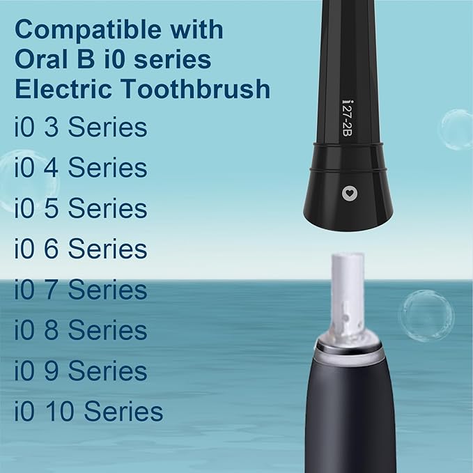 Replacement Heads Compatible with Oral B iO 3 4 5 6 7 8 9 10 Series Electric Toothbrush,Toothbrush Heads Compatible with Oral B iO Replacement Heads, Medium Bristles for Effective Cleaning