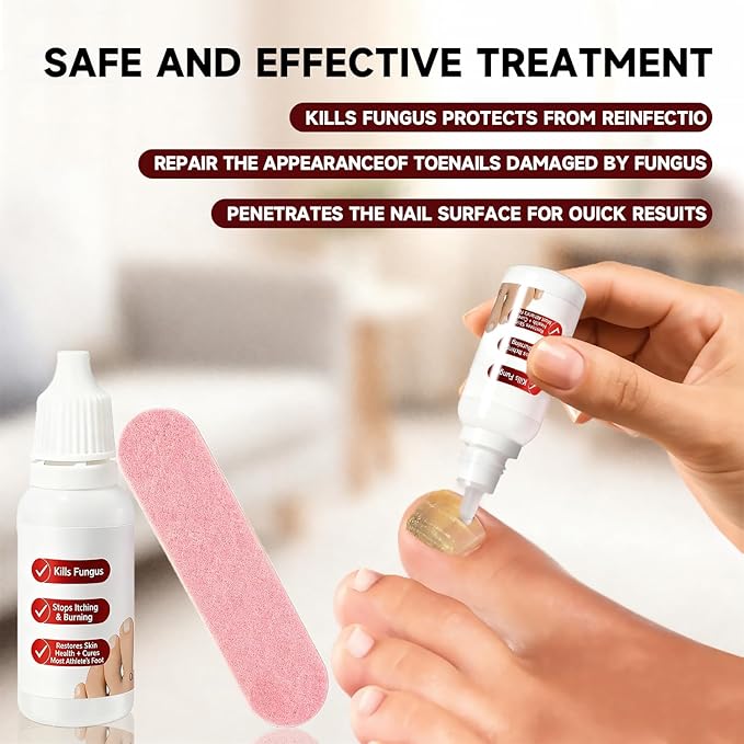 DERMFREE Fungi Nail Toenail Treatment,Gentle Formula, Effectively Improves Nails for a More Beautiful Appearance
