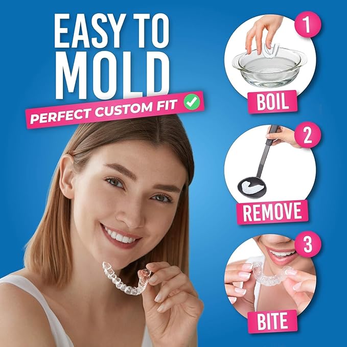 HONEYBULL Anti Grinding Guard Set [6 Pack - Mixed] Comes in 2 Sizes for Light and Heavy Grinding | Comfortable Custom Mouth Guard for Nighttime Teeth Grinding