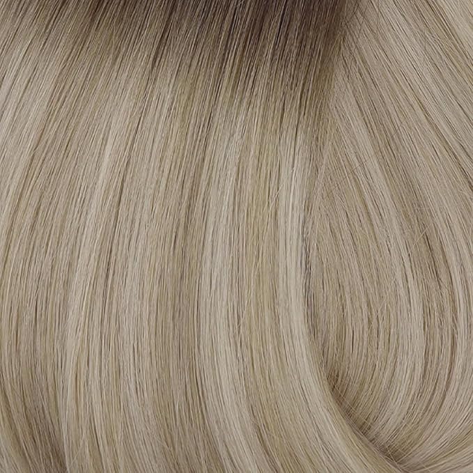 Full Shine Seamless Hair Extensions Clip in Dark Brown to Blonde Clip in Hair Extensions Real Human Hair 20 Inch Remy Hair for Women Full Head Softness 8 PCS 120 G