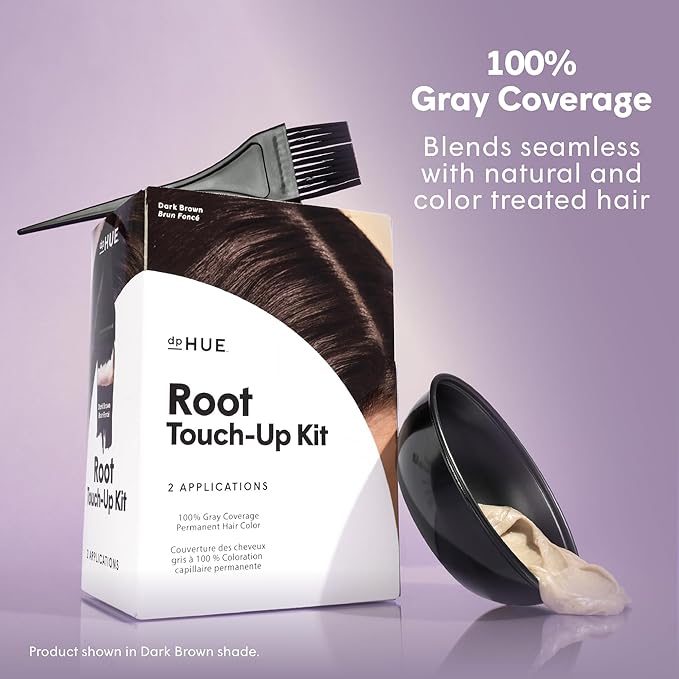 Dphue Root Touch-Up Kit - Light Brown Unisex Hair Color 2 Applications
