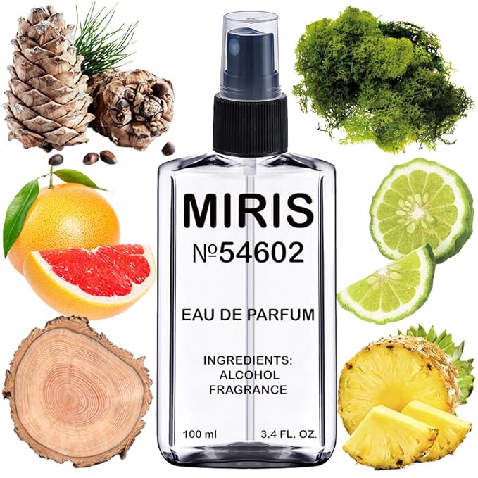 MIRIS No. 54602, Inspired by Hacivat, Long-Lasting Unisex Eau de Parfum for Women & Men, Spray 3.4 Fl Oz / 100 ml