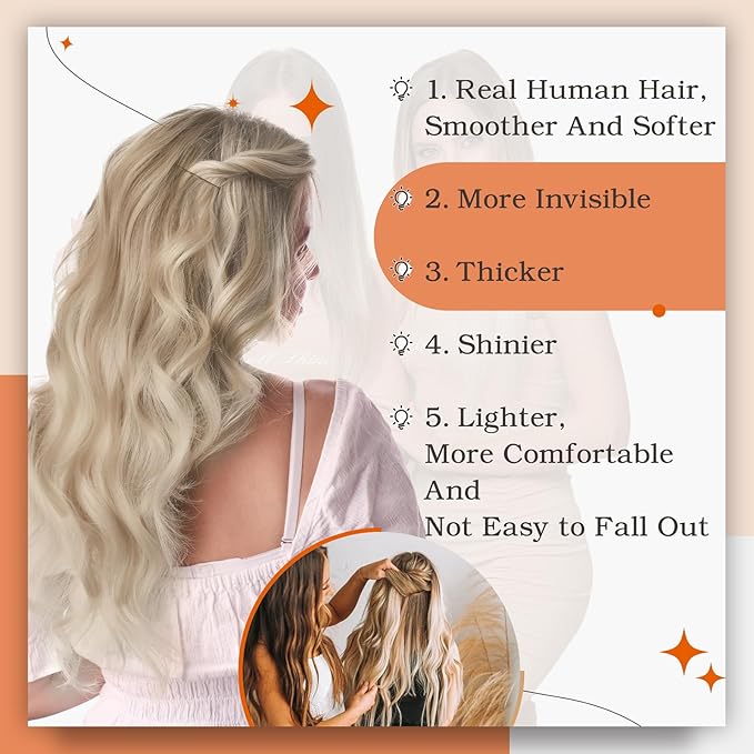 Full Shine Hair Extensions Color 19/8/60 Balayage Tape in Hair Extensions Human Hair 24Inch Seamless Skin Weft Remy Natural Brazilian Extension 50G 20Pcs for Wedding Soft Silky