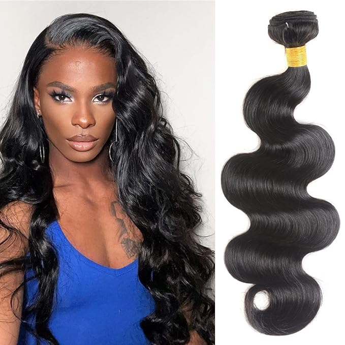 Human Hair Bundles Body Wave 1 Bundle 12A Unprocessed Brazilian Virgin Human Hair Body Wave Bundles 100G Natural Black Hair Extensions
