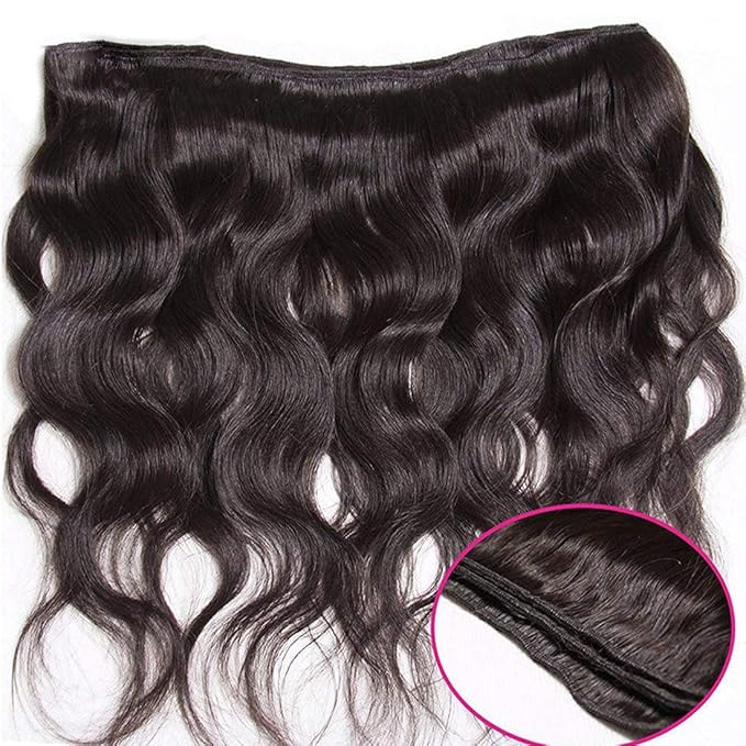 Unice Hair Brazilian Virgin Human Hair Weave Bundles 3pcs Body Wave Weft Extensions Natural Color 12 14 16 Inch