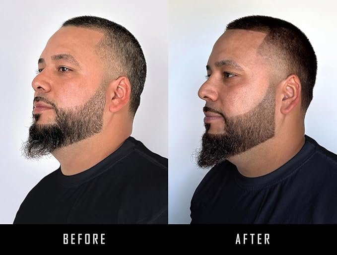 Dark Brown Beard and Mustache Color