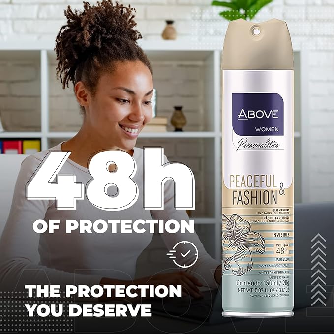 48 Hours Personalities Antiperspirant Deodorant Set - Peaceful and Fashion Women 4 pc