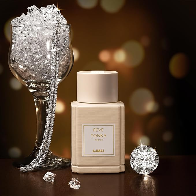 Ajmal Oud Marquis Fève Tonka Eau de Parfum for Men – 3.4 fl oz / 100 ml | Luxury Premium Amber Gourmand Perfume | Long Lasting French Fragrance | Made in France & Crafted in Dubai | Exclusive for USA