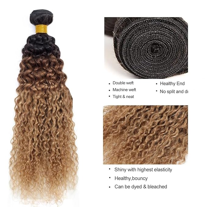 30 32 34 Inch Ombre Bundles Human Hair t1b427 Water Wave Bundle Brown Wet and Wave Bundle Three Tone Water Wave Human Hair Bundles Peruvian 8A