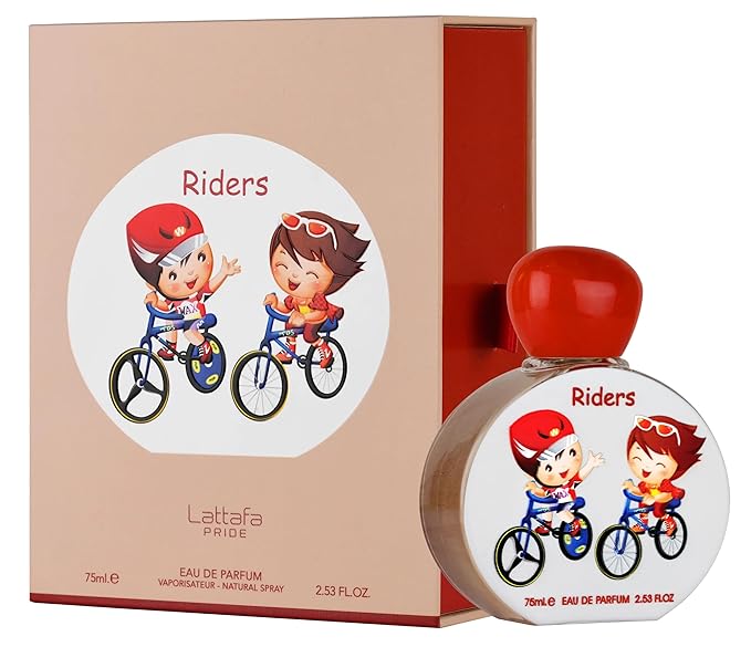 Lattafa Pride Riders for Kids Eau de Parfum Spray, 2.53 Ounce / 75 ml