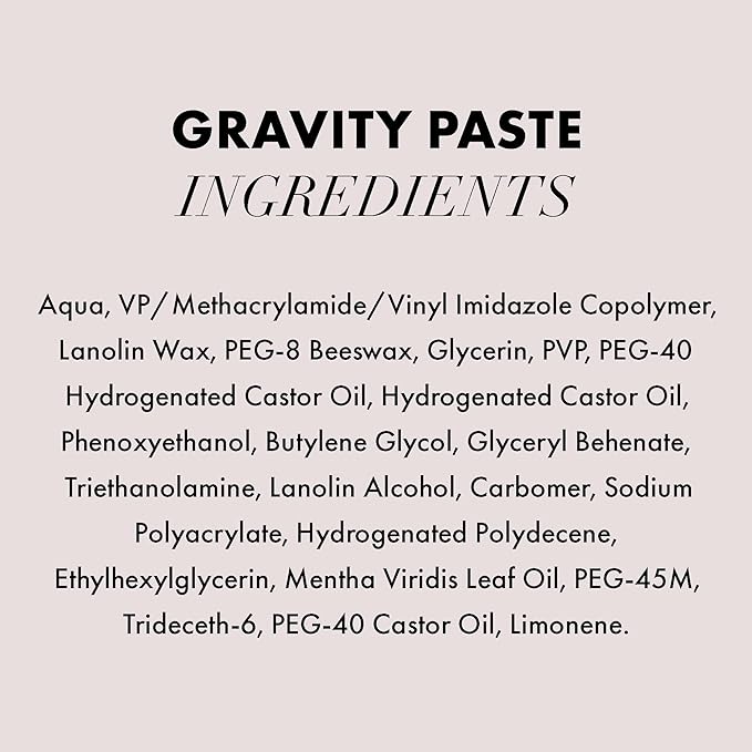 Hanz de Fuko Gravity Paste – Premium Men’s Hair Styling Paste for a High Hold, Medium Shine Finish – Super-Grip Technology for Any Hairstyle Imaginable, Works for All Hair Types – 2 oz, Travel Size