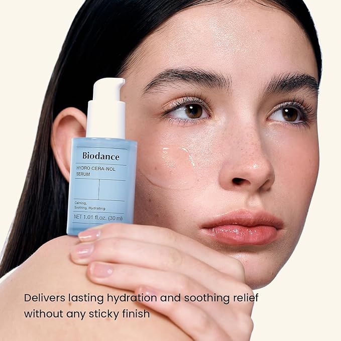 BIODANCE Hydro Cera-nol Serum, Ceramide, D-Panthenol, Hyaluronic Acid for Hydrating, Soothing for Sensitive Skin, Korean Skincare, Stocking Stuffers for Teen Girls | 1.01 fl.oz x 1 ea