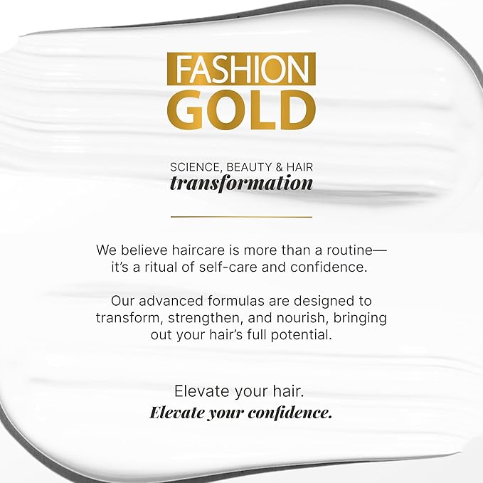 Fashion Gold, Hair Mask for Damaged Hair, Ideal as Post Keratin Treatment, Tratamiento para Cabello Seco y Maltratado, Hair Mask for Dry Damaged Hair and Growth, Mascarilla para el Cabello, 500g