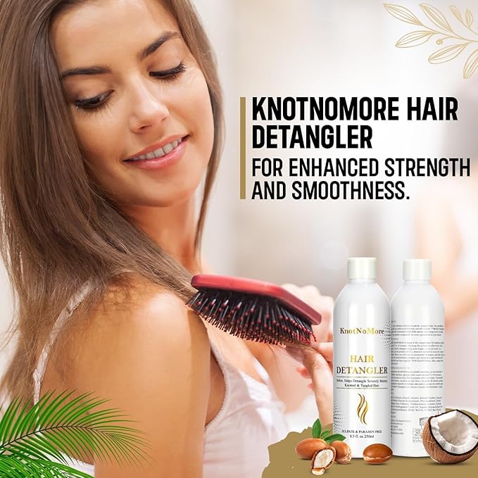 Matted Hair Detangler for Extremely Tangled Hair - Sulfate & Silicone Free - 8.5 Fl Oz (250 ml) - Suitable for All Hair Types - Children & Adult Hair Detangler