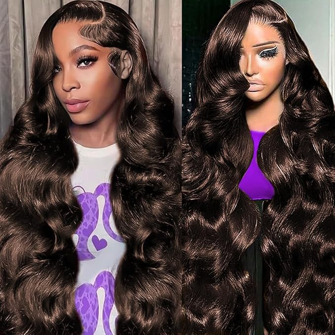 32 Inch Body Wave Lace Front Wigs Human Hair 220% Density Frontal Wigs Human Hair Wigs for Black Women 13x6 HD Lace Front Wigs Pre Plucked Glueless Body Wave Wig