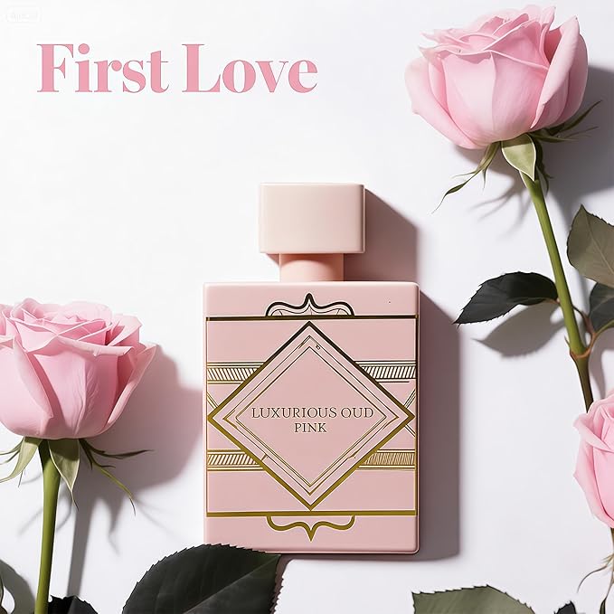 4PCS Perfume Set for Women - Floral Fragrance Gift Set with Vanilla,Sweet Fruity, Eau De Parfume| 3.4 Fl Oz Each Women's Cologne(Valentine Milano,Mon Amour Paris,Luxurious Pink/White)