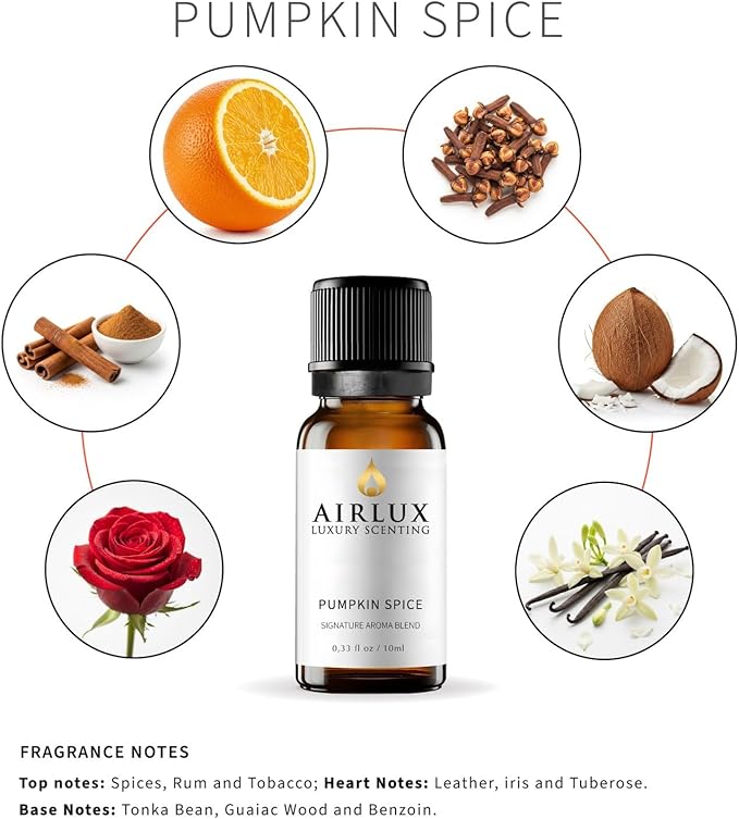 Signature Aroma Oil No. 45 Crisp Lemonwood – Lemon, Lime, Spices – Aroma Oil for Cold Air & Waterless Diffusers and DIY Crafts – 10 mL, 0.34 fl oz Glass Bottle