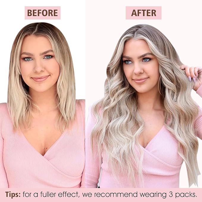 Hairro Sew in Hair Extensions Real Human Hair, 100g/bundle Weave Weft for Women Adding Volume and Length, for DIY Beauty Dating Party, 20 Inch 3 Bundles Body Wave #1B Natural Black