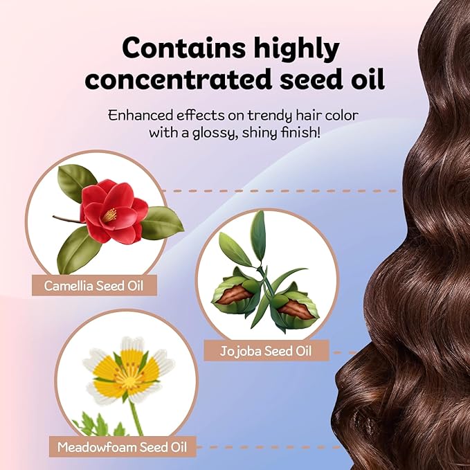 eZn Pudding Hair Dye, Ammonia-Free, Semi-Permanent DIY Korean Hair Dye Color with Keratin, Odorless Gentle for Sensitive Skin No Skin Irritation (Ash_Lavender)