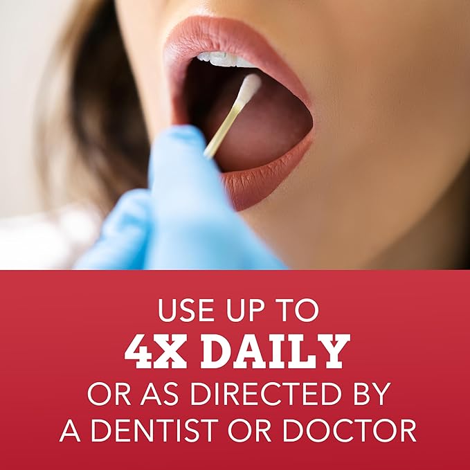 Orajel 2X Medicated Toothache & Mouth Sores Liquid, 0.45 fl oz
