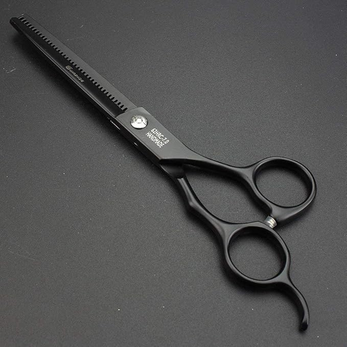SHARONDS 7.0 Inch Stainless Steel Professional Barber Scissors Hair Thinning Scissors Hairdresser or Home Hairdresser Variant/Hybrid Scissors (scissors set)