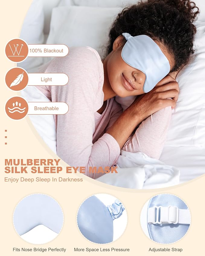Mulberry Silk Bonnet Sleeping Women Curly Hair Bonnets Tie Band Double Layer Reversible Sleep Bonnet Silk Hair Wrap Sleep Cap