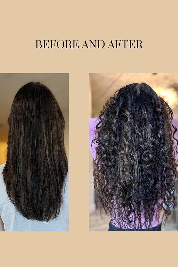 Remy Cuticle Intact Double Drawn Real Human Hair Seamless-Invisible Clip Deep Wave Curl Extentions #T2P2/8 Dark Chocolate Brown with Golden Blonde 22 inch 120g 8 pcs