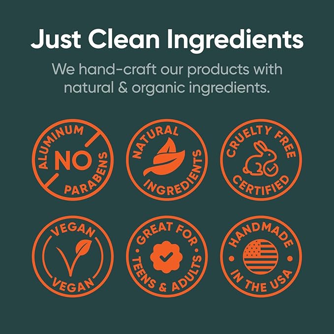 Pretty Frank Natural Aluminum-Free Deodorant Stick, Baking Soda-Free, Orange Vanilla (2-Pack) | Sensitive Skin Friendly, Effective Odor Control for Women & Men, Organic Ingredients and Essential Oils