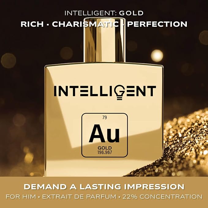 Intelligent Peak Season Fragrance Bundle - Neon (Spring) H2O (Summer) Argon (Fall) Gold (Winter) | Extrait de Parfum for Men | Each 3.4 Fl Oz (100 mL)