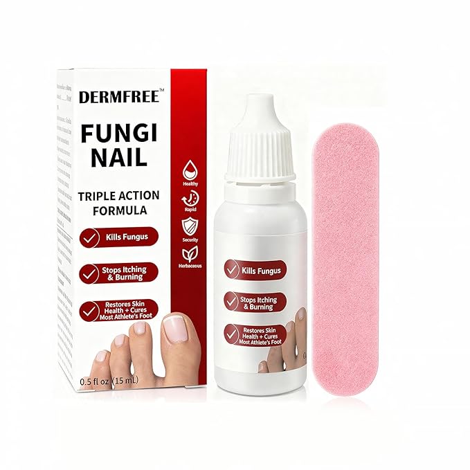 DERMFREE Fungi Nail Toenail Treatment,Gentle Formula, Effectively Improves Nails for a More Beautiful Appearance